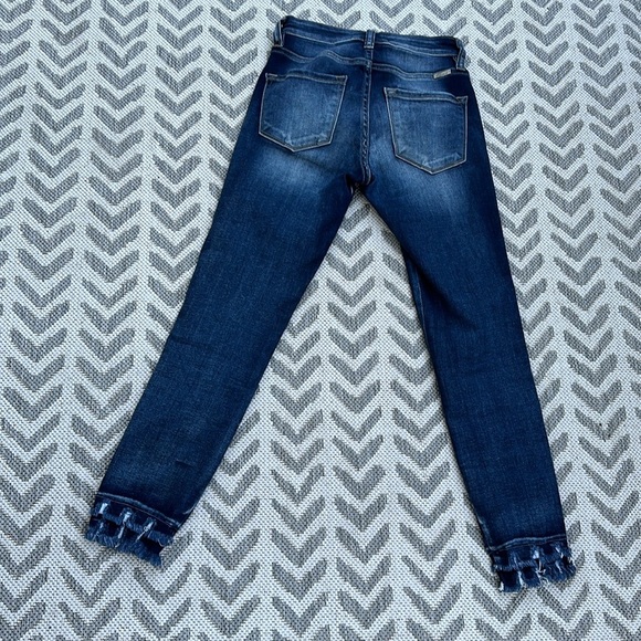 KanCan jeans size 3/25 ESTILO with distressed double  hem - Picture 7 of 11
